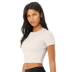 Also Yoga Micro Waffle Sierra Short Sleeve NWT